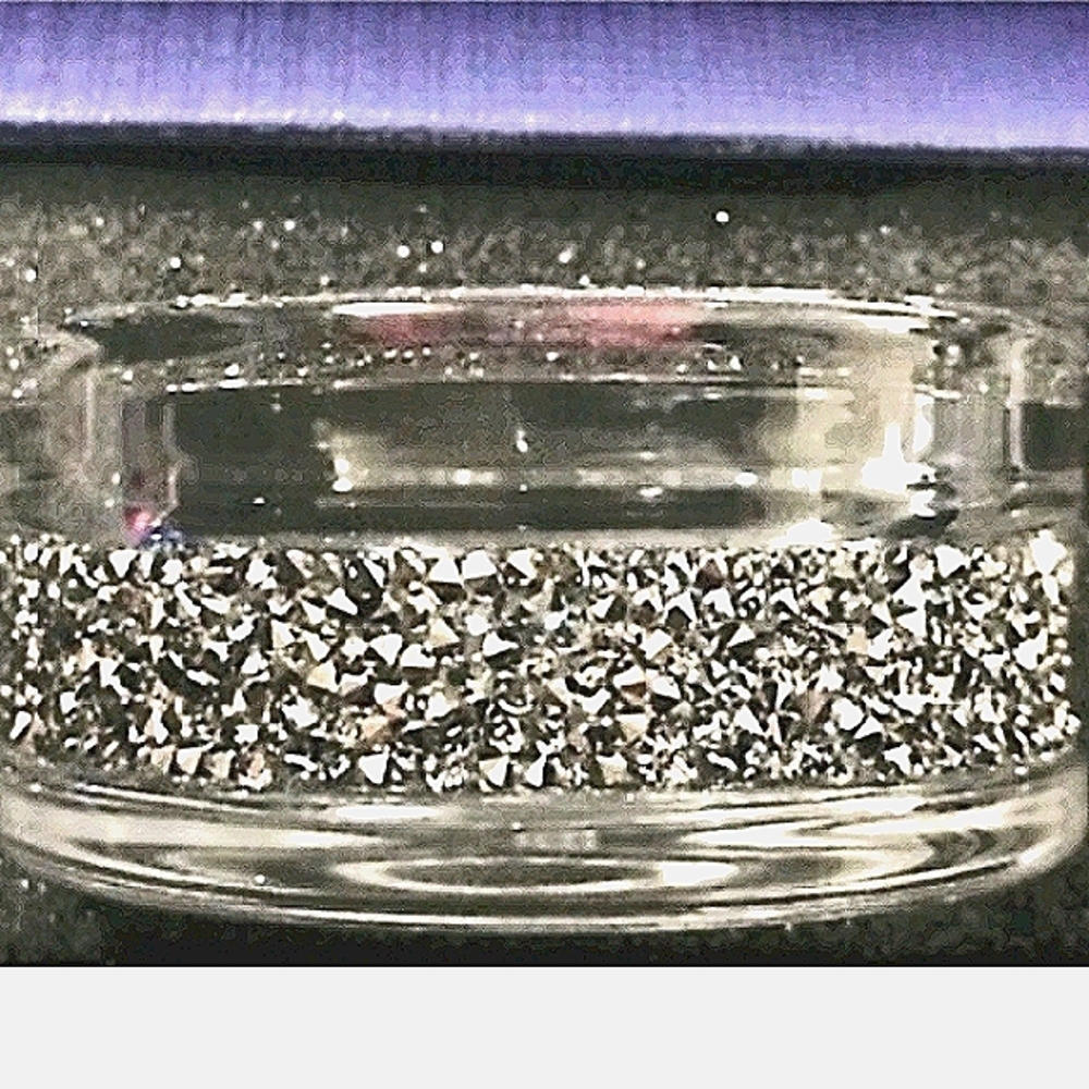 Swarovski Crystal And Glass Tea Light / Candle Holder / Votive Holder in Box - Picture 2 of 11